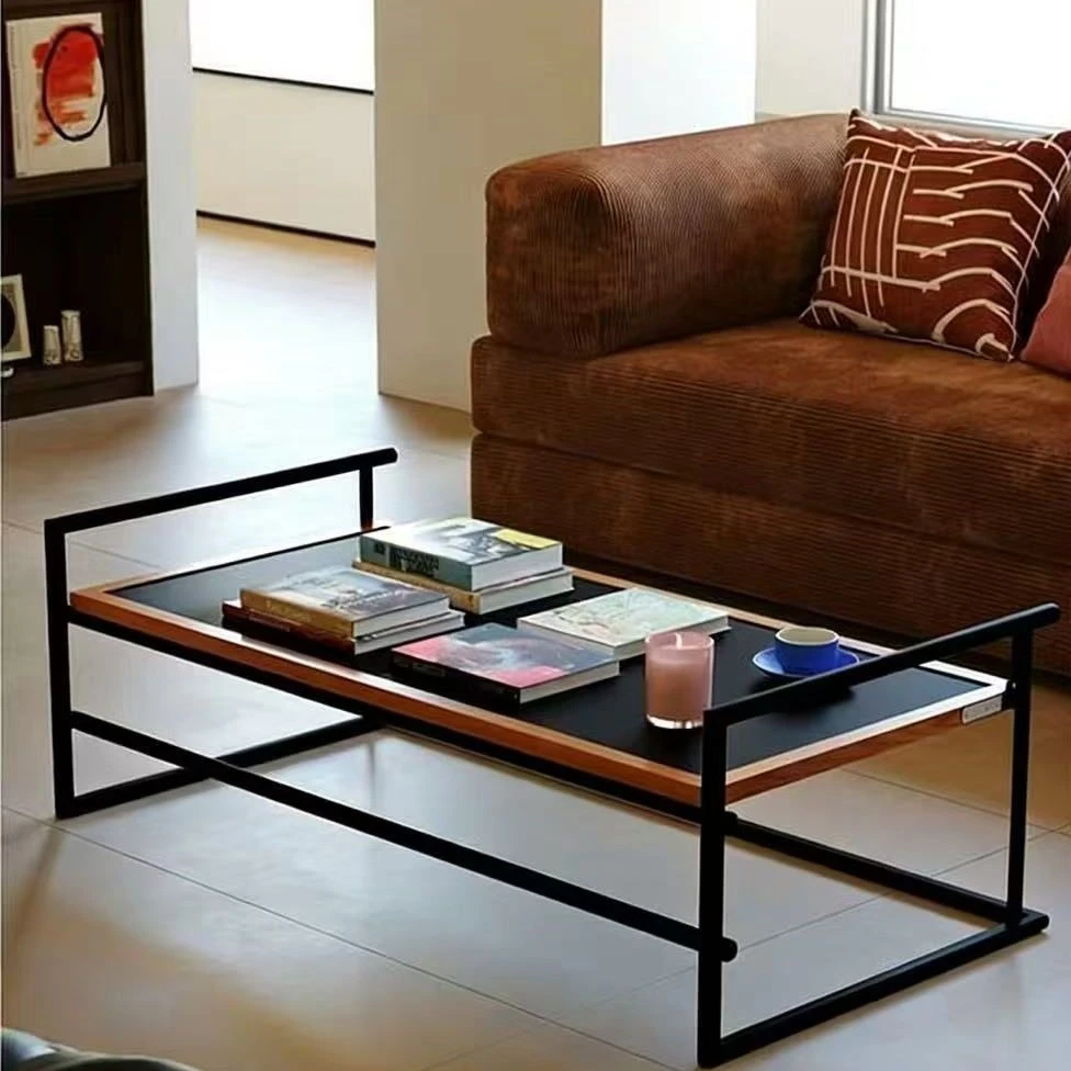 Household computer table Living room Household coffee  Tea Stainless steel flip tea table