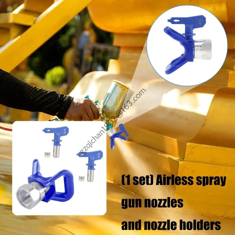 X7AB Professionele verfspuitmondbasisset met anticorrosief ontwerp Meerdere maten beschikbaar voor meeste airless systemen