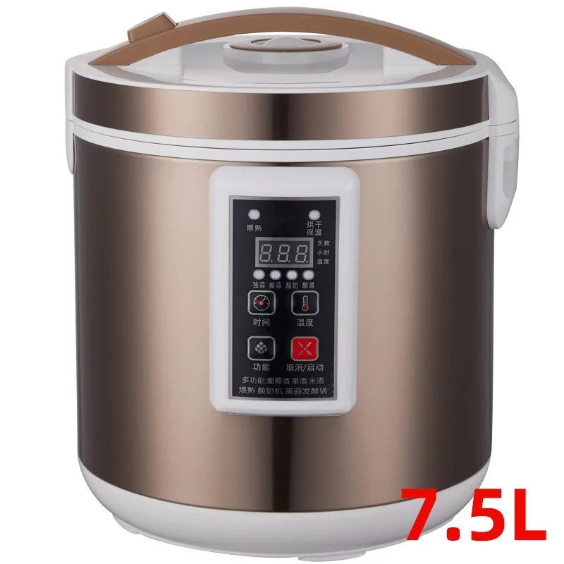 7.5L Large Capacity Fermentation Pot, Automatic Natto Rice Wine Yogurt Maker, Home Kitchen Appliance