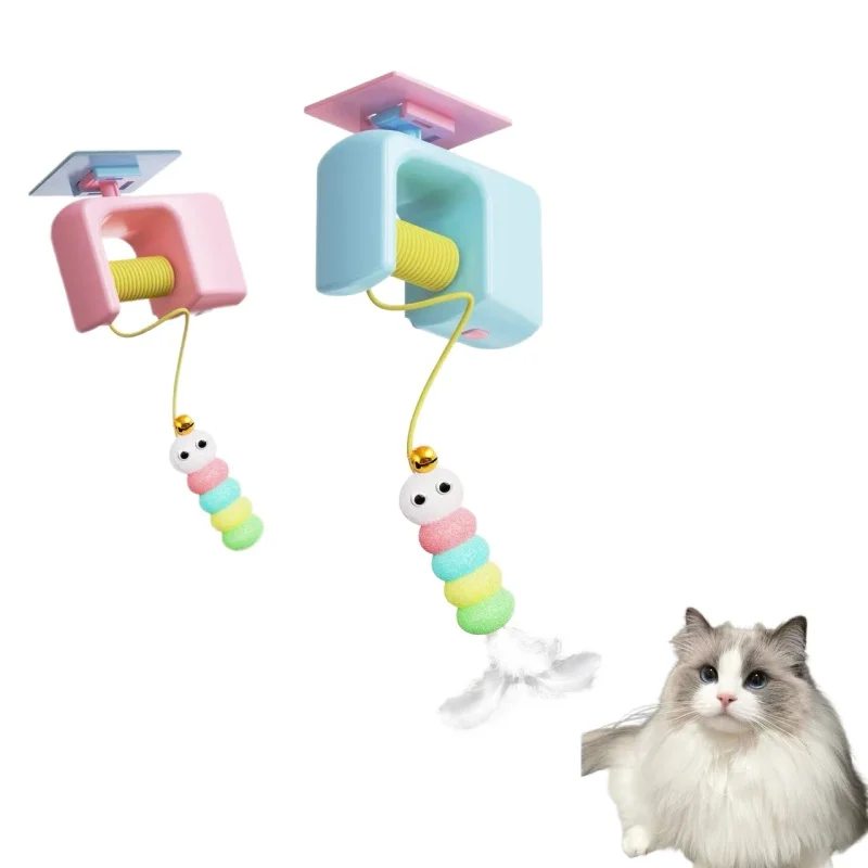 Automatic Electric Flying Bird Cat Toy, Hanging Door Elastic Rope, Interactive Pet Toy for Cat Hunt & Stress Relief