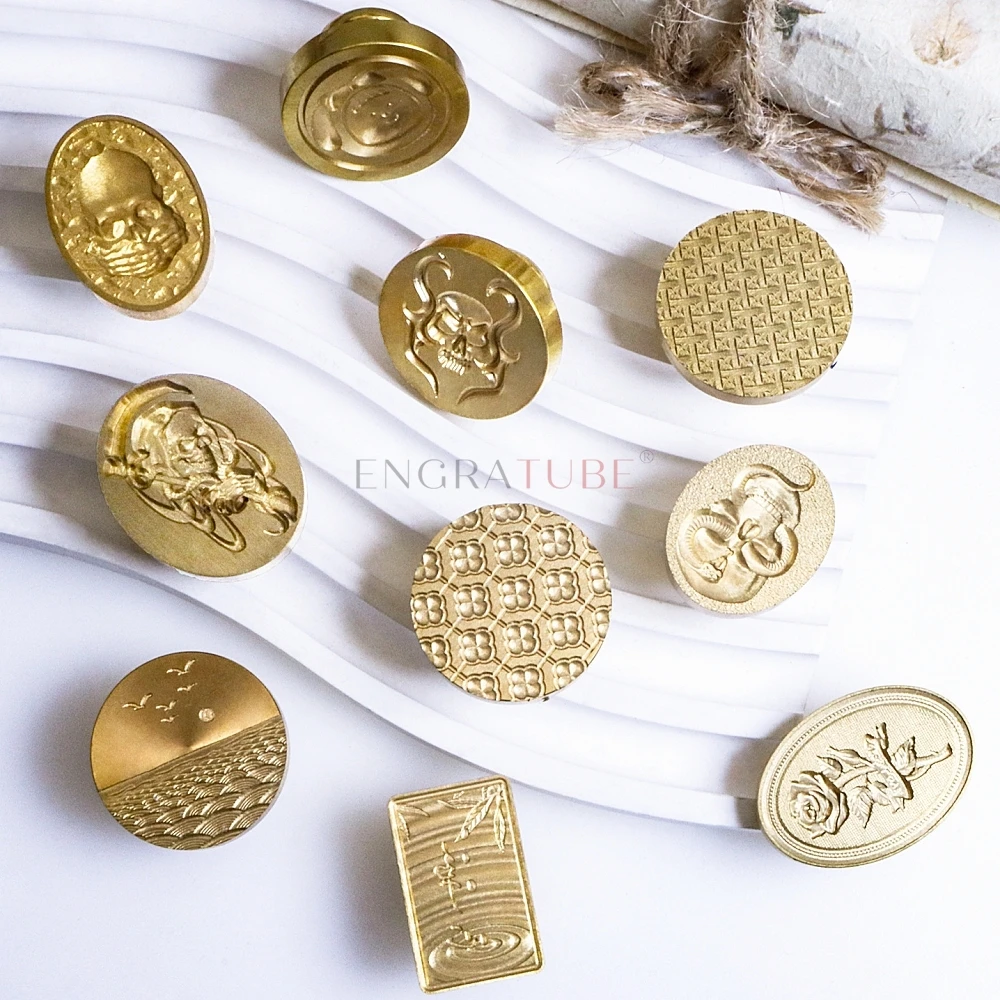 

3D Relief Wax Seal Stamp Frosted Animal Skeleton Sea Narwhal Caved Window Antique Sealing Wax Gifts Scrapbooking Decorative