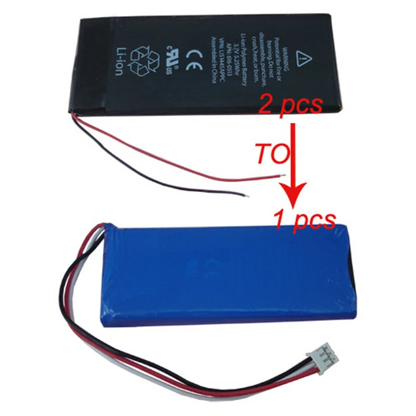 XINJ 7.4V 2840 mAh Li-Polymer Li Lithium Lipo Battery Cell 803480 JST-PH 3Pin 2.0mm For MID ipod Portable DVD Tablet PC DIY