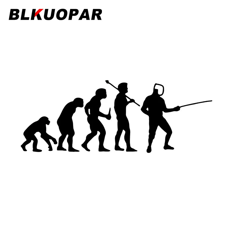 

BLKUOPAR History of Human Evolution Car Stickers Scratch Proof Personality Decal Waterproof Funny Windshield Trunk Car Lable