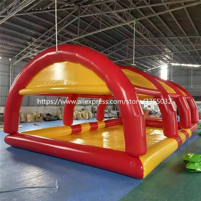 Piscina gonfiabile mobile per bambini in PVC di grado commerciale con tenda sul tetto in vendita