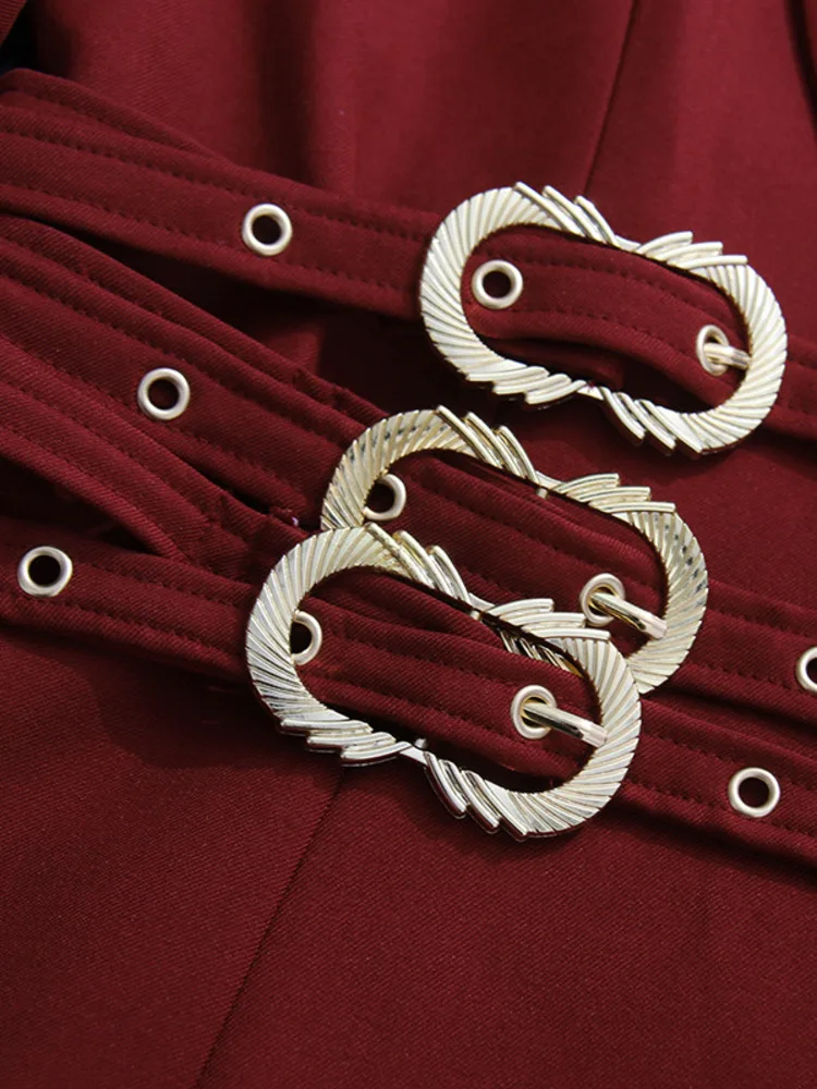 ZMEENNA-Chaqueta blanca para mujer con cinturón con hebilla dorada, Chaqueta corta elegante, prendas de vestir exteriores para oficina, abrigo de fiesta elegante ZM4068