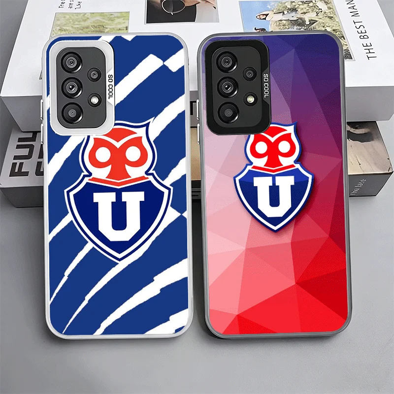 Chile U-University Logo Shockproof Phone Case for Samsung A17 A16 A15 A14 A37 A57 A36 A56 A26 A35 A55 A25 A34 A54 A24 A13 A23 A3