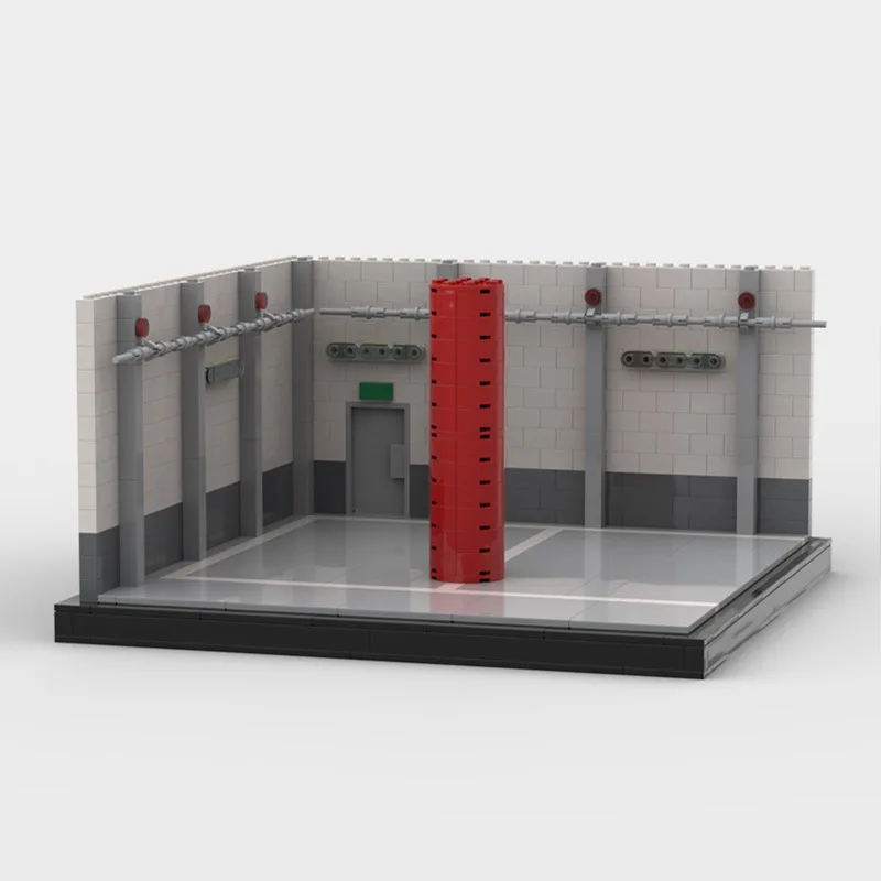 MOC Parking Lot 8 Compartment Professional Parking Space Assembly Blocks - Bricks for Kids Hobby Collection Speed ​​Series
