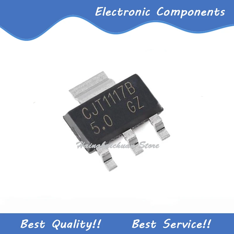 10 Pcs/Lot CJT1117B-5.0 SOT223 New and Original In Stock
