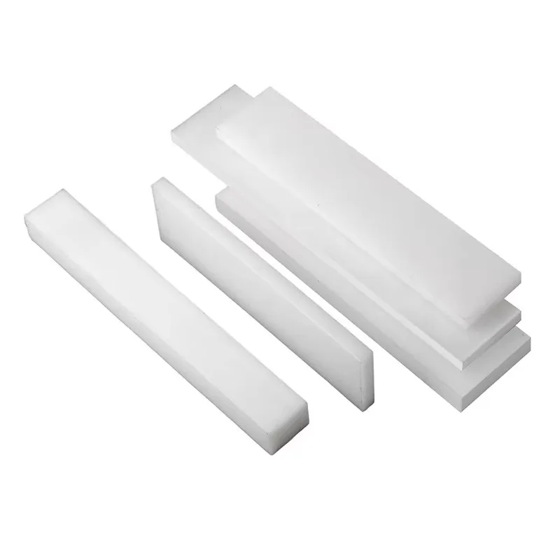 Length 500mm White Wear-resistant  PA66 Nylon Flat strip Square strip Polypropylene strip PP Strips Thick 2 3 4 5 6 8mm - 50mm