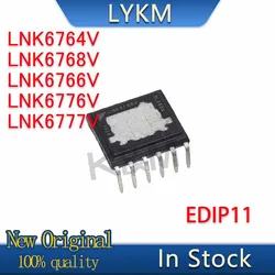 5/PCS New Original LNK6766V LNK6764V  LNK6768V  LNK6776V LNK6777V EDIP11 Power management chip  In Stock