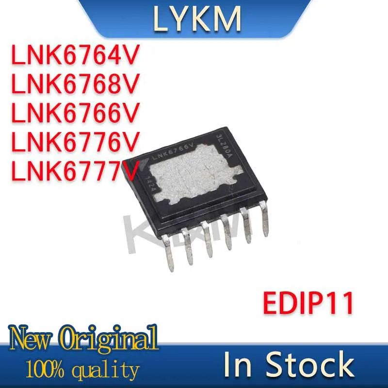 5/PCS New Original LNK6766V LNK6764V  LNK6768V  LNK6776V LNK6777V EDIP11 Power management chip  In Stock