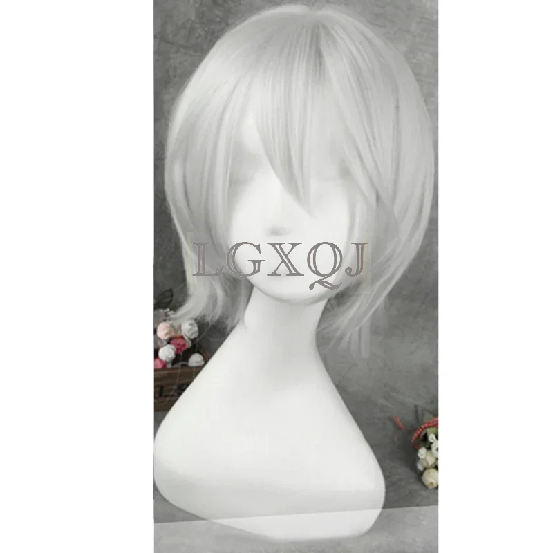 Anime Kamisama Hajimemashita/Kamisama Kiss Tomoe Cosplay Wig Silver White Kamisama Wig Heat Resistant Hair Wigs + Free Wig Cap