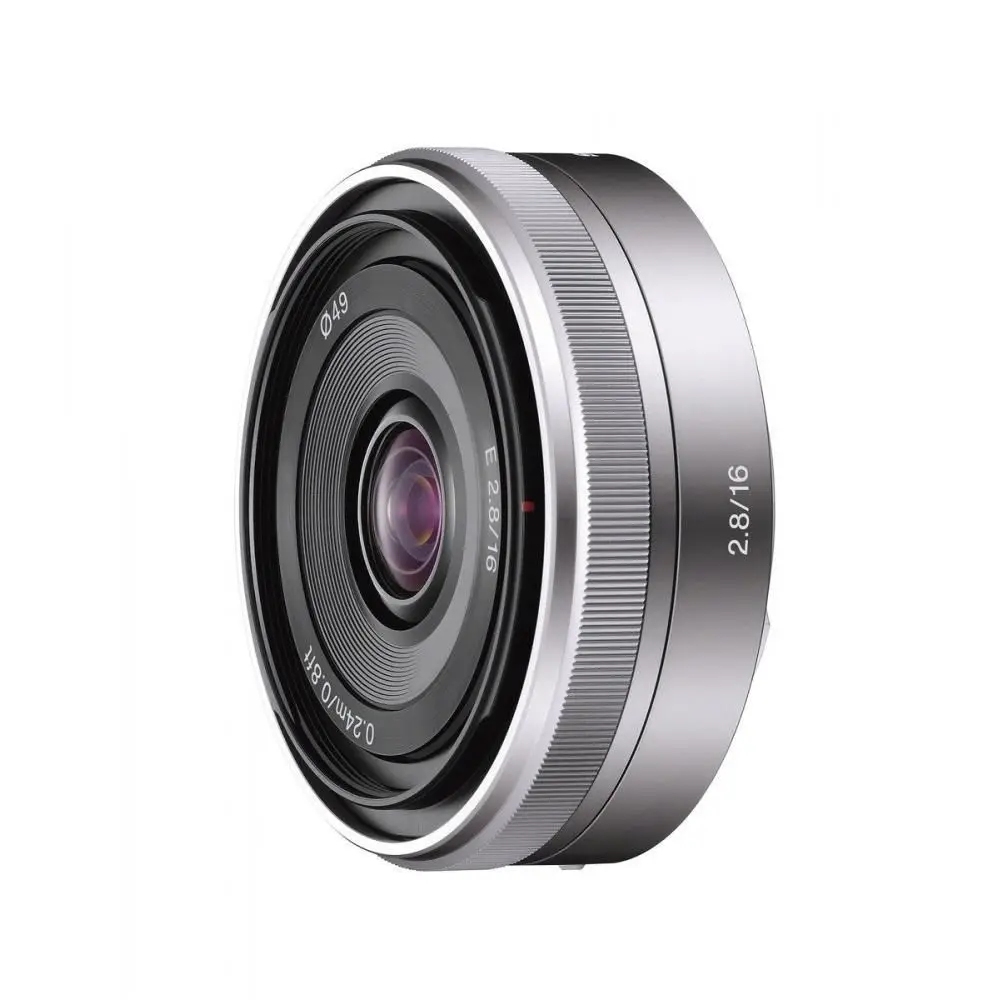 SONY E 16mm F2.8 Lens SEL16F28 Wide Angle Prime Biscuit Lens