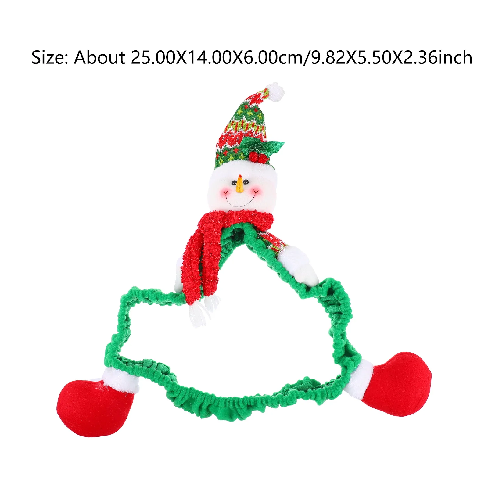 

Xmas Snowman Monitor Cover Christmas Decorative Case for Computer Display Protector Holiday Gifts Winter Theme
