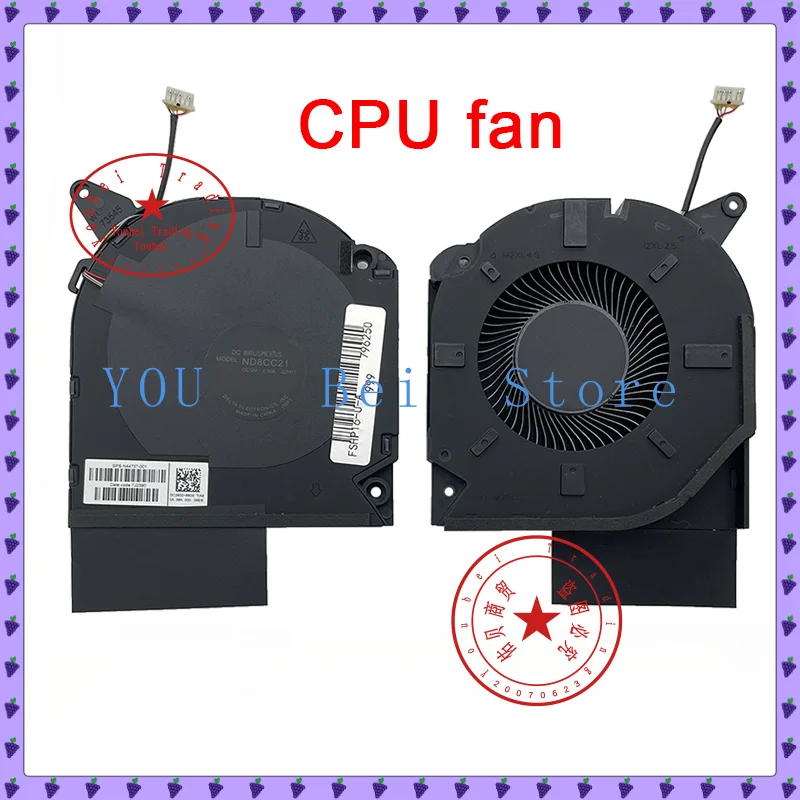 Nouveau ventilateur de refroidissement CPU GPU pour ordinateur portable pour HP OMEN 9 PLUS 16-U 16-WF 16-XF TPN-C167 TPN-C168