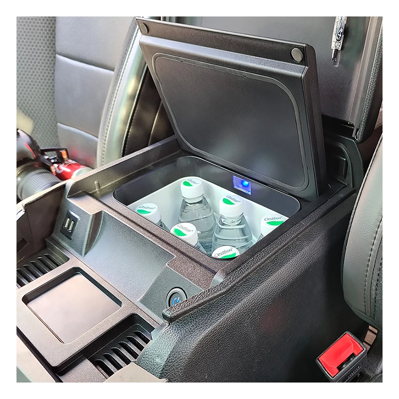 8L  Portable Car Center Console Refrigerator Freezer Camping Fridge Cooler for 2018+Ford Expedition F-150