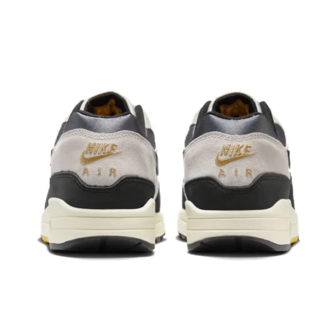 أحذية Nike AIR MAX 1 Low للرجال والنساء أحذية رياضية شتوية دافئة قابلة للتنفس أحذية رياضية مريحة ويمكن ارتداؤها باللونين الأبيض والأسود