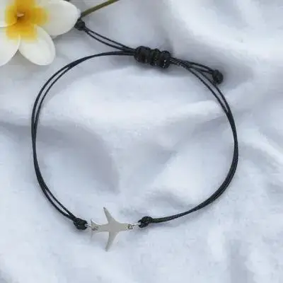 

Airplane Men Adjustable Braided String Lightweight Rope For Teens Wedding Party Vacation Gift Cord Bracelet Thread Bracelet
