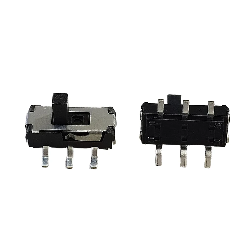 15 قطعة MST-22D18 مفتاح منزلق صغير (2P2T) SMD SMT صف مزدوج 6-Pin 2 موقف 50mA DC12V مقبض الارتفاع 1.5 مللي متر-6 مللي متر تبديل مفاتيح #4