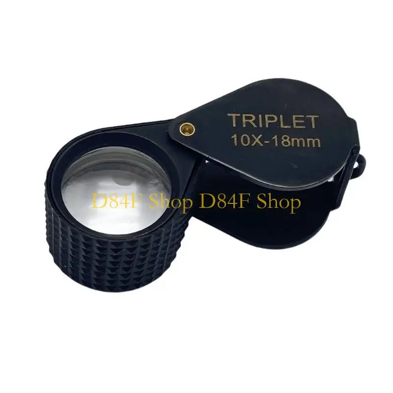 

D84F Portable Eye Loupe Foldable Magnifier for Newspaper Reading Jewelry Inspection