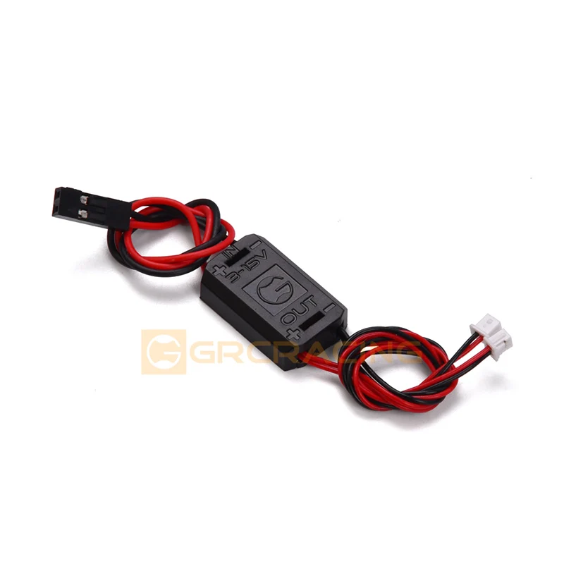 8V Voltage Regulator 3-15V Input Suitable for Spotlights for 1/10 RC Crawler Car Traxxas TRX4 Defender Bronco AXIAL SCX10 Parts