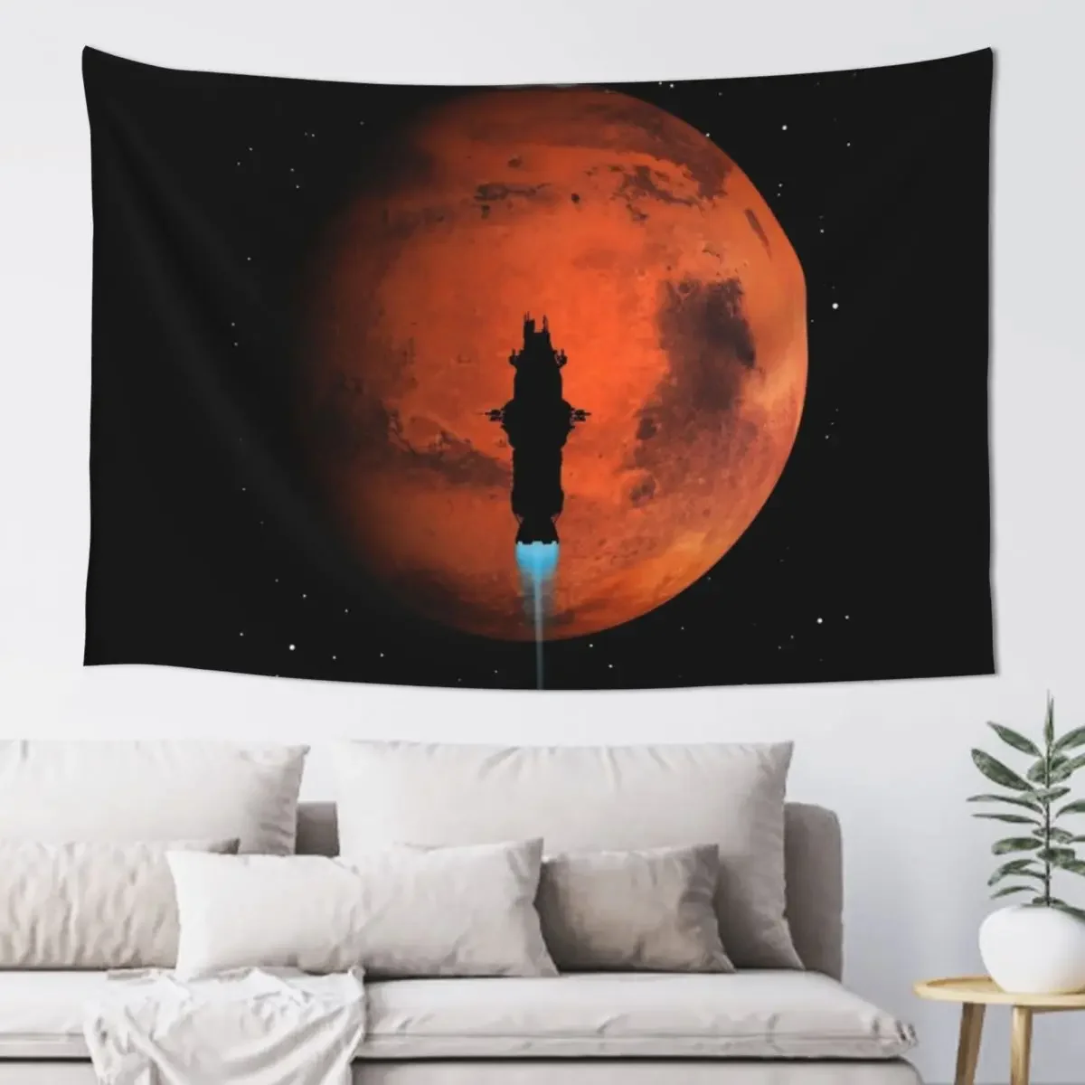 Rocinante Silhouette Poster Tapestry Outdoor Decor Room Decoration Aesthetic Wall Hanging Christmas Decoration Tapestry