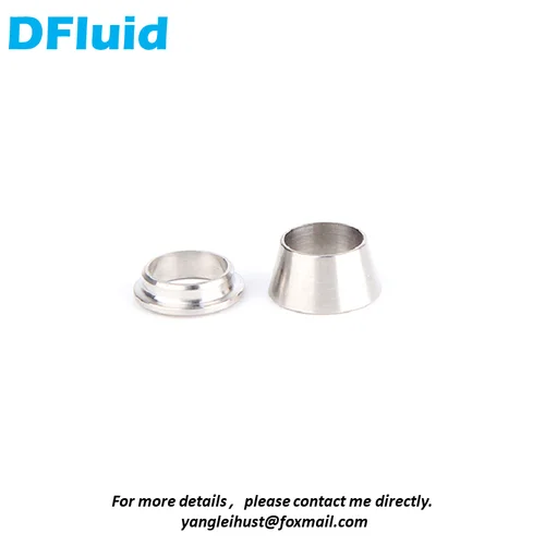 Imagen 2 del producto 5 uds SS316 virola trasera juego de virola frontal accesorio de tubo de compresión 30MPa 1/8 ""1/4"" 3/8 ""1/2"" 3 6mm 8 10 12mm reemplazar Swagelok