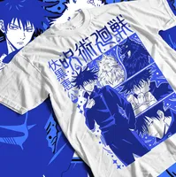 Jujutsu Kaisen Megumi Fushiguro T-shirt JJK Gojo Toji Sukuna gift Shirt All Size