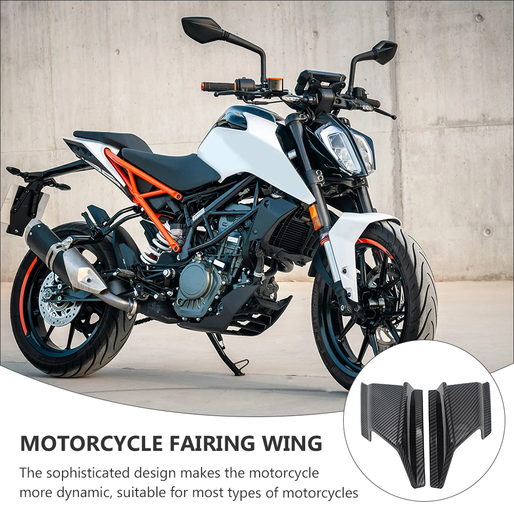 

Motorcycle Fixed Wing Rear Spoiler Universal Fairing Car Front Aerodynamic Winglets