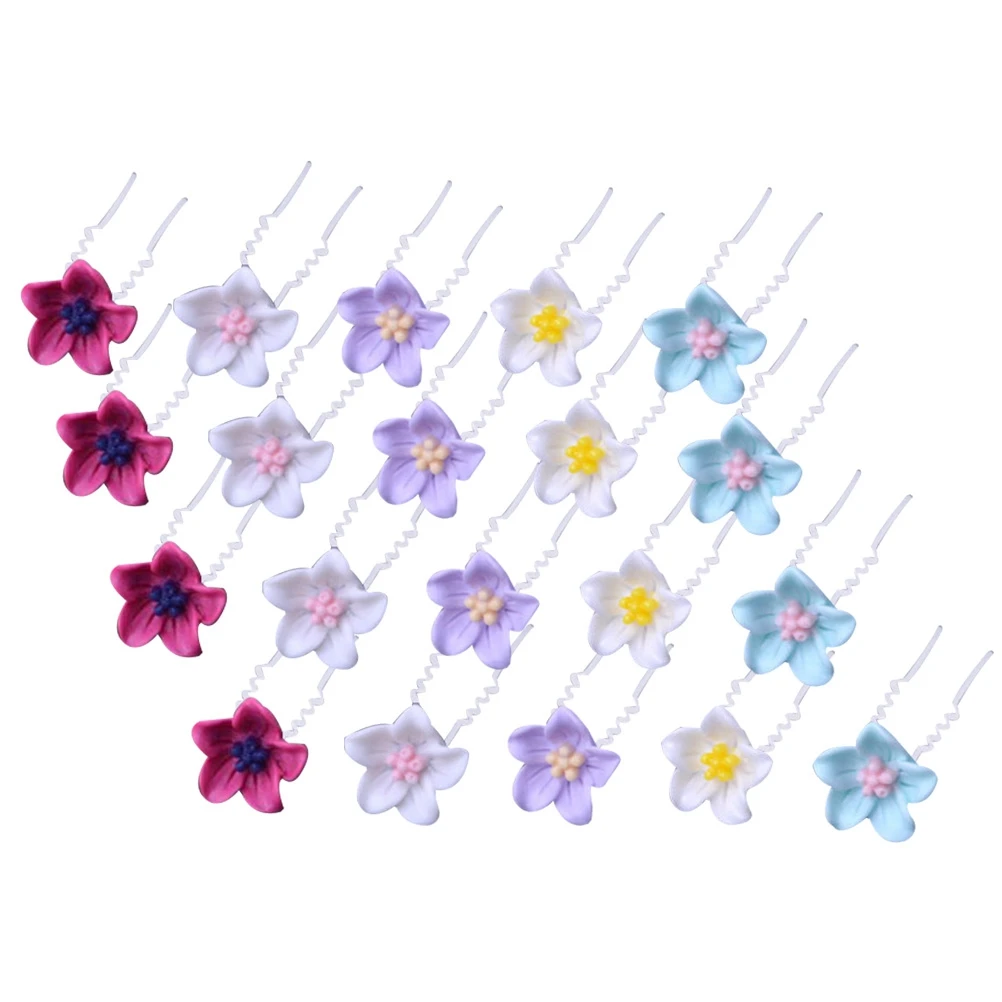 

20 pcs Hairpin Mixed Color Pins Durable Bobby Pins for Bride Headwear Bride Headwear Hair Slides Stylish Accessories