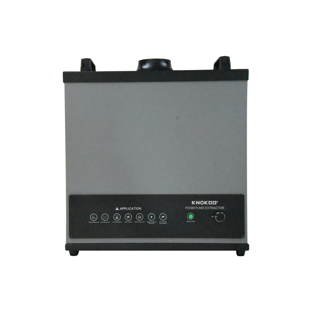 KNOKOO kualitas tinggi 110V/220V salon kuku penyerap asap laser FES80 pemurni asap ekstraktor asap