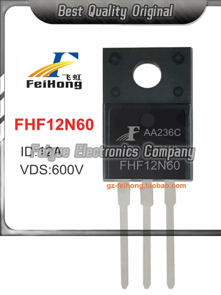 5PCS-20PCS    FHF12N60  12a 600v MOS TO-220F Best Quality Imported Original