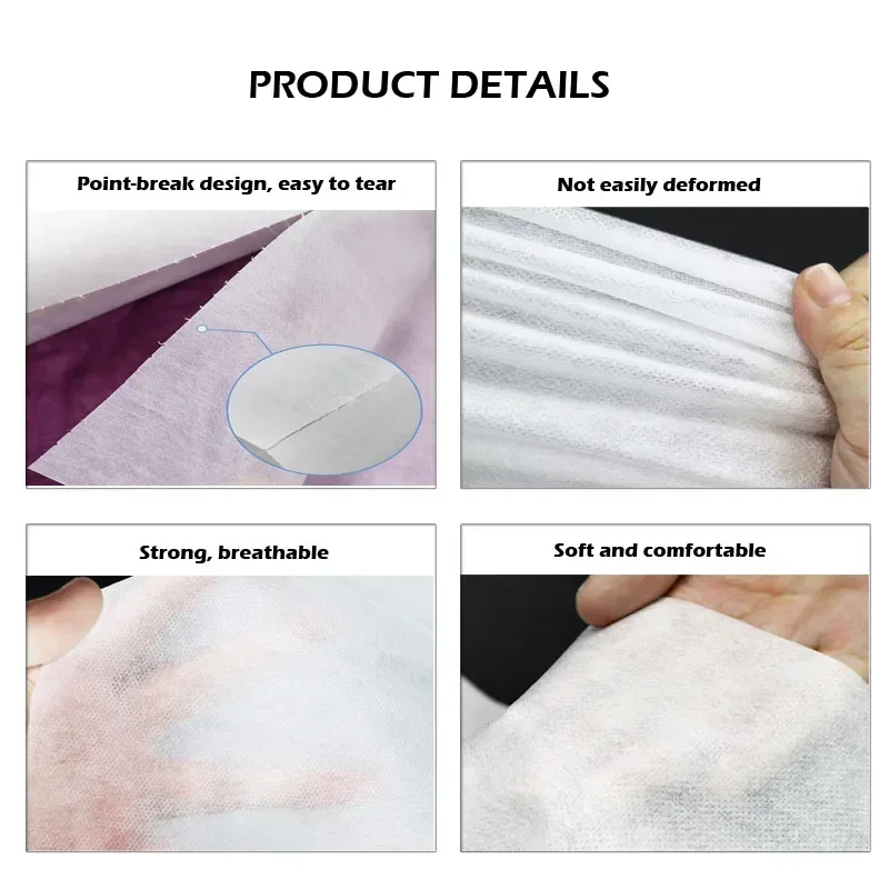 Disposable Massage Table Sheets - 50 Sheets Per Roll - Nonwoven Disposable Bed Sheets For Massage, Tattoo, SPA, Hotels