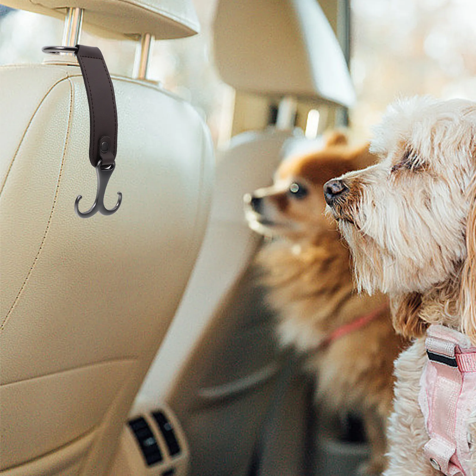 

Car Seat Back Hook Sleek Design Easy Install Backseat Storage Organizer Headrest Hooks Car Purse Hooks Bag Hangers