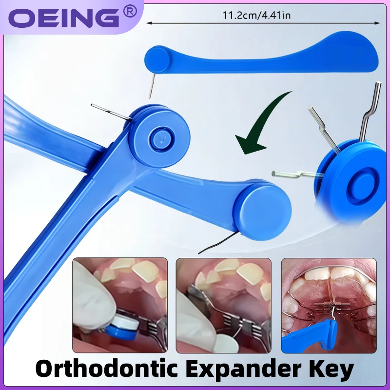 Dental Orthodontic Expander Key Rapid Orthodontic Palatal Expander Swivel Adjustment Keys Ortho Brace Dentistry Instrument