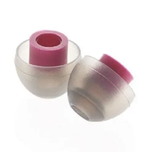 Fones de ouvido originais spinfit cp100 in-ear patenteado silicone eartip 2 par