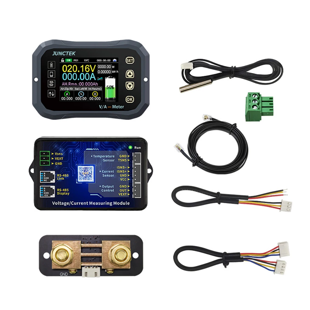 

Bluetooth 100A/400A/600A RV Battery Monitor With/ Shunt Battery Capacity Battery Coulomb Meter