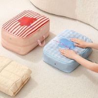 4Pcs Foldable Compressed Travel Clothes Bag Dustproof Large Capacity Compression Storage Bag Moisture-proof Space Saving