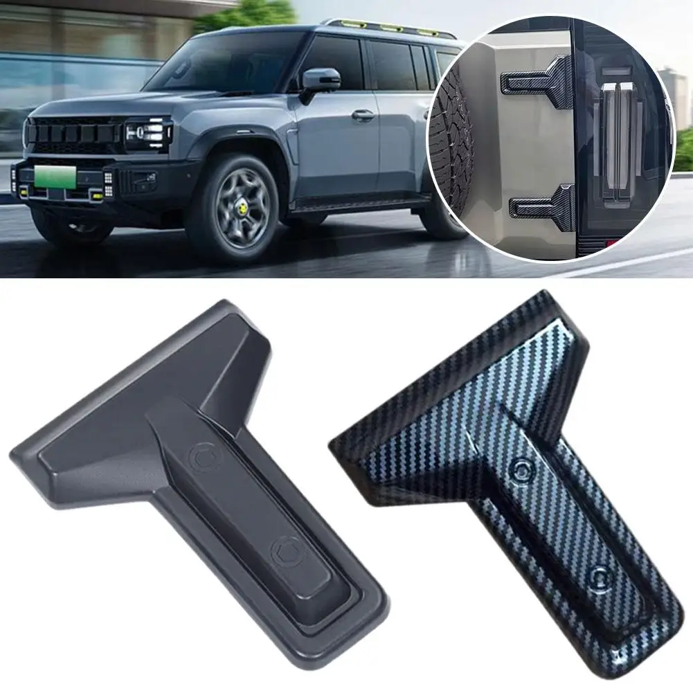 ABS 2PCS Tail Door Hinge Decorative Cover For Chery Jetour Traveler 2023 2024 Automotive Odification Styling Accessories C2H9