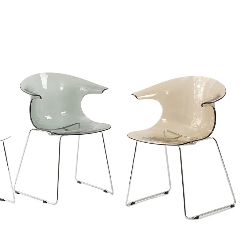 

Transparent acrylic simple leisure chair