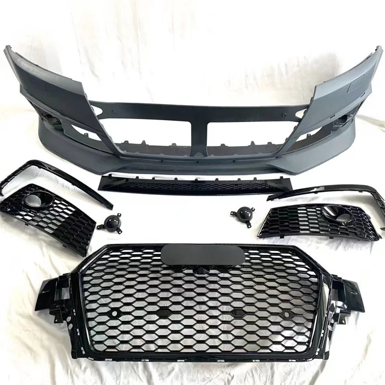 

Комплект внешней отделки Veidt для Audi Q7 2016-2018: обновленный передний бампер, задний диффузор, серебристые насадки на выхлопную трубу