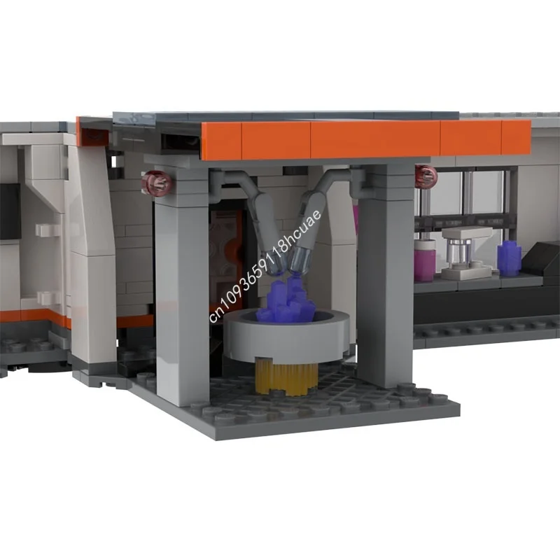 445 pièces MOC batterie plante ville modèle blocs de construction Architecture assembler bricolage cadeau de noël éducation jouets brique anniversaire