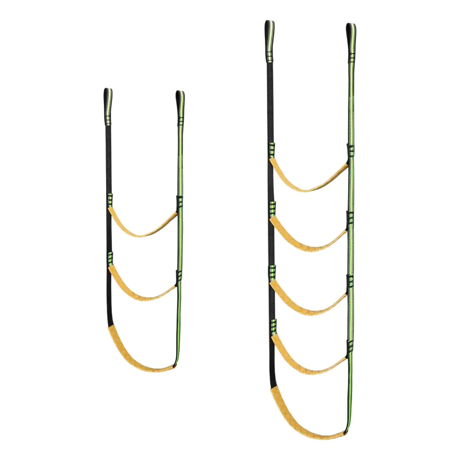 Multifunktionaler Treppensteiger mit reflektierenden Streifen, Lichtseil-Hilfe