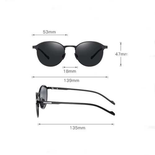 Imagen 2 del producto 0-0,5-0,75 a-6 gafas de sol antideslumbrantes Steampunk para miopía con dioptrías UV400 gafas de sol graduadas para miopía para hombres y mujeres