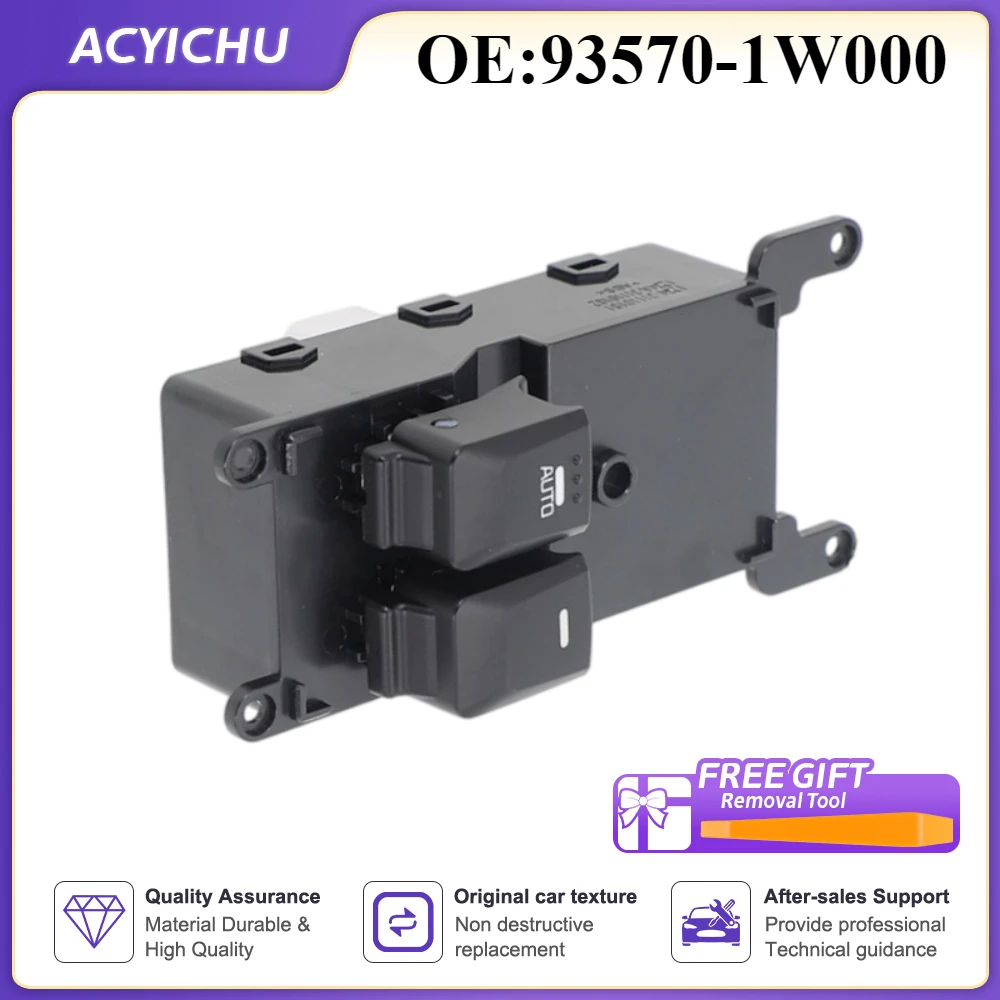 93570-1W000 for Kia Rio III (UB) 2012 Power Window Control Switch Car Accessories Glass Regulator Controller Button 935701W000