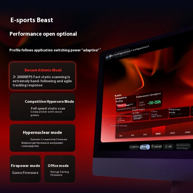 Rapoo VT3s Max Gaming Mosue Lightweight Design 20000FPS E-Sport Super Precision Pixart3950Ultimate Sensor 500h Long Life Battery