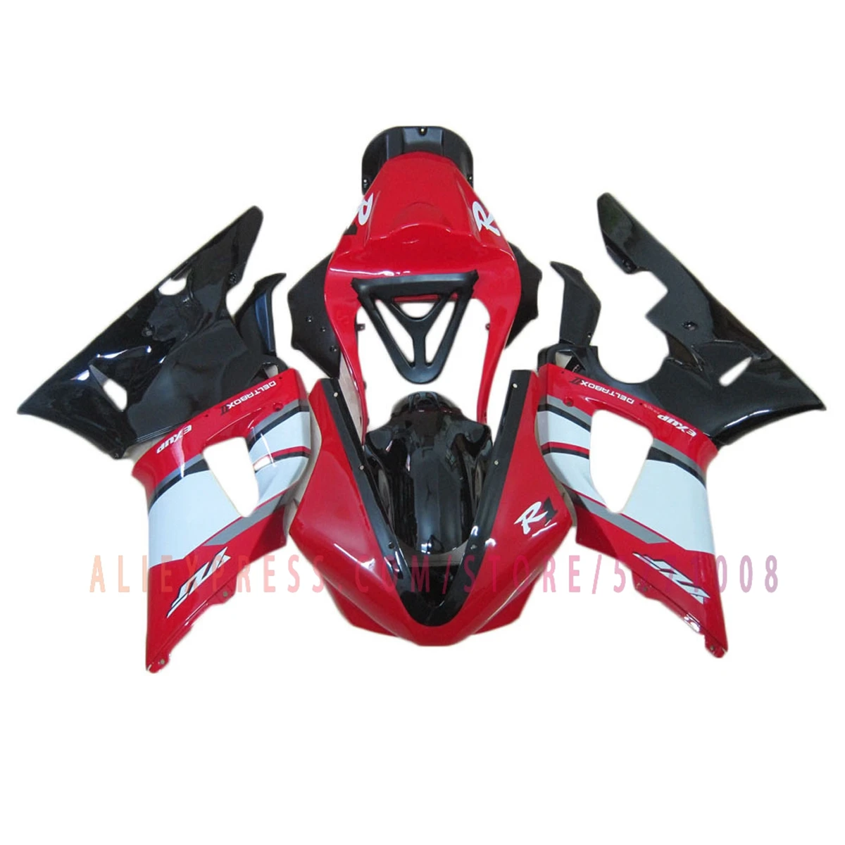 For YZF R1 2000 2001 Motorcycle Fairing Kit Injection Molded ABS Custom Painted Fairings Bodywork Cowling White Black Red