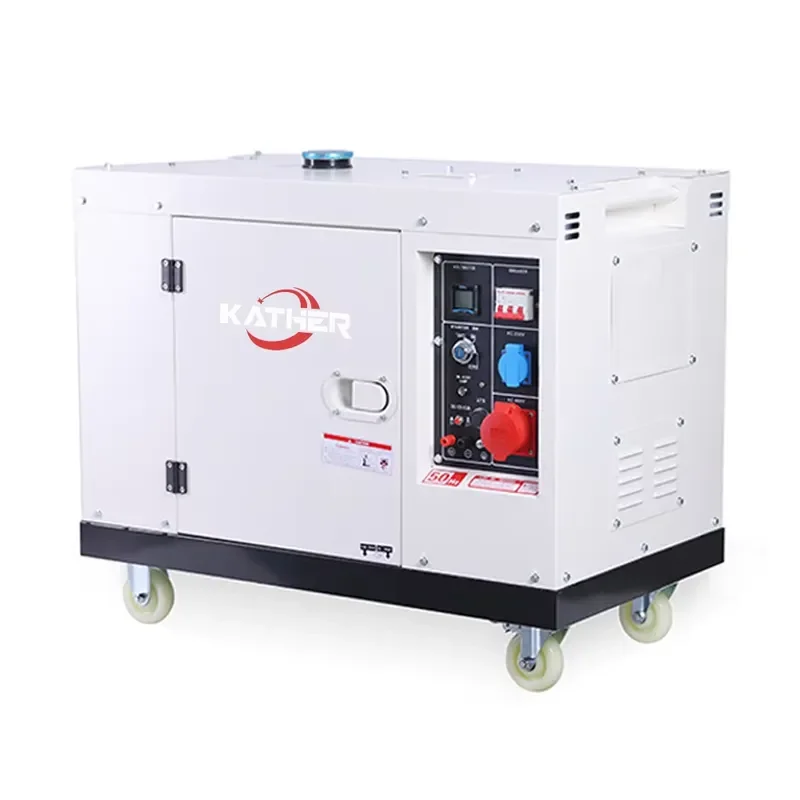 50Hz/60Hz Super Silent Generator 8kw 10kw Generator Air Cooled 10kva Soundproof Water Cooled Generators 20kva