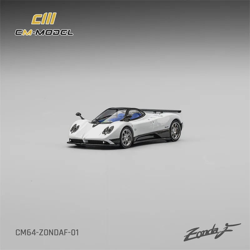 Pré-venda modelo cm 1:64 zondaf pagani branco pérola coleção de modelo de carro fundido em miniatura
