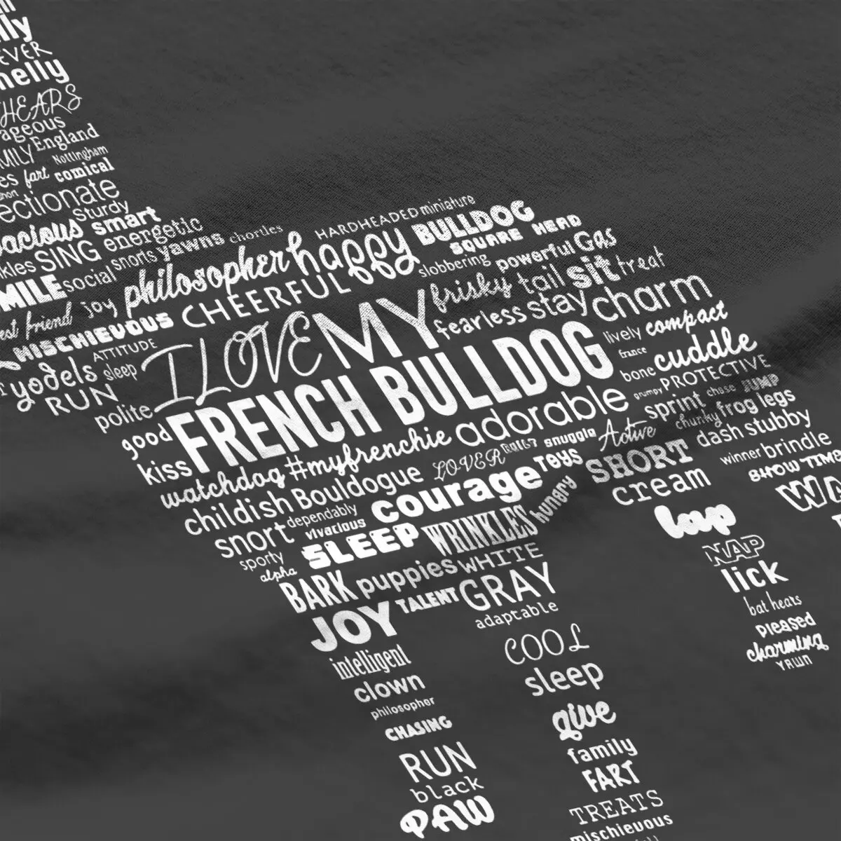 Ways To Describe My Frenchie Dog Women Tshirts French Bulldog Strong Mini Dog Aesthetic Vintage Female Clothing Large Clothes